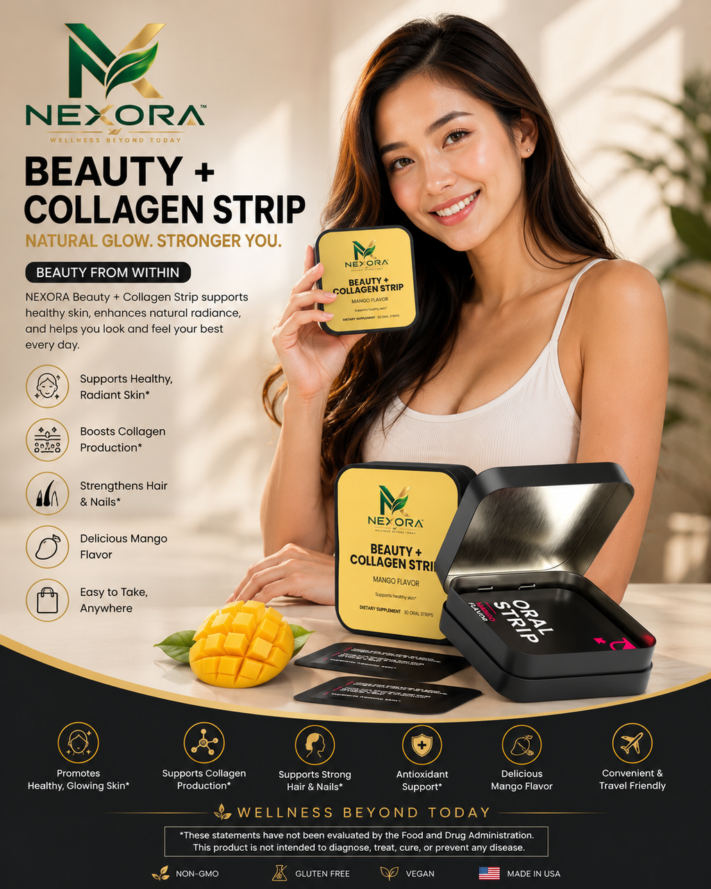 NEXORA Beauty + Collagen Strips