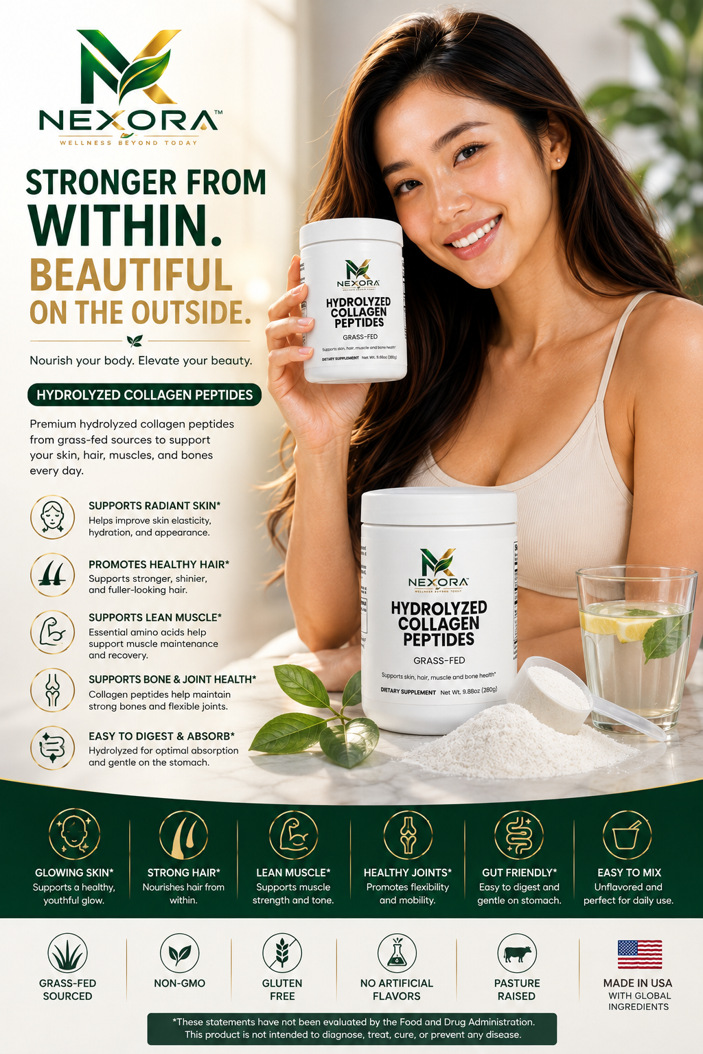 Grass-Fed Hydrolyzed Collagen Peptides