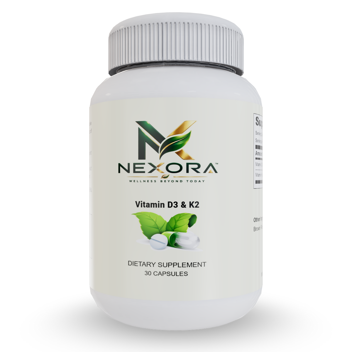 NEXORA Vitamin D3 & K2